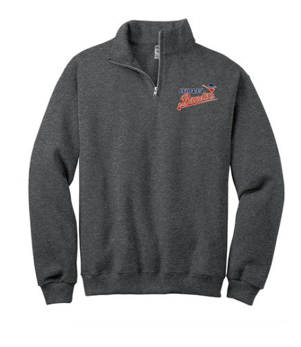 Indiana Bandits Jerzees NuBlend 1/4 Zip Cadet Sweatshirt