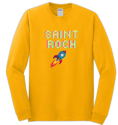 Adult Long Sleeve Shirt Pac Man