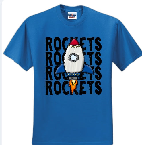 Adult Rocket through Rockets Shirt