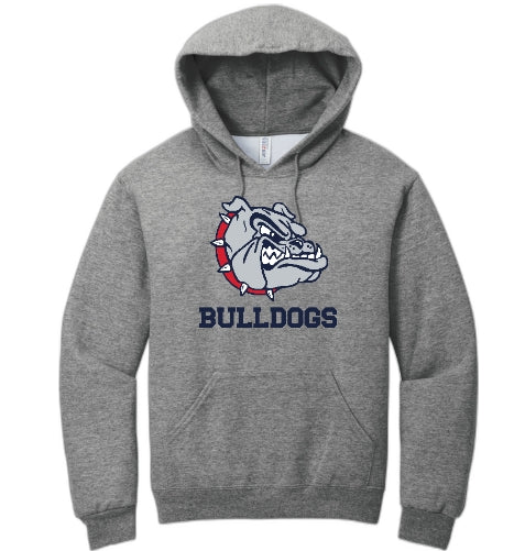 Youth Bulldog Hooded sweatshirt Jerzees 50/50