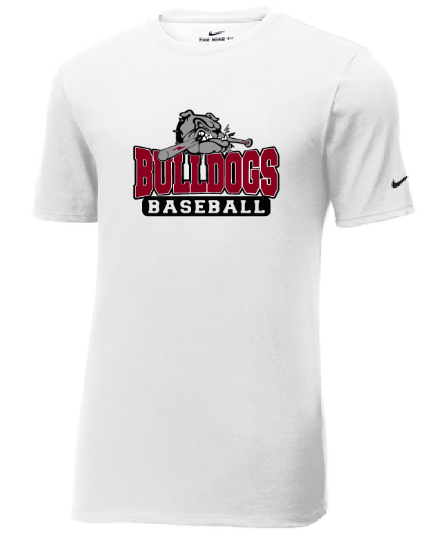 Unisex Bulldog w/ bat Nike Dri-FIT short sleeve