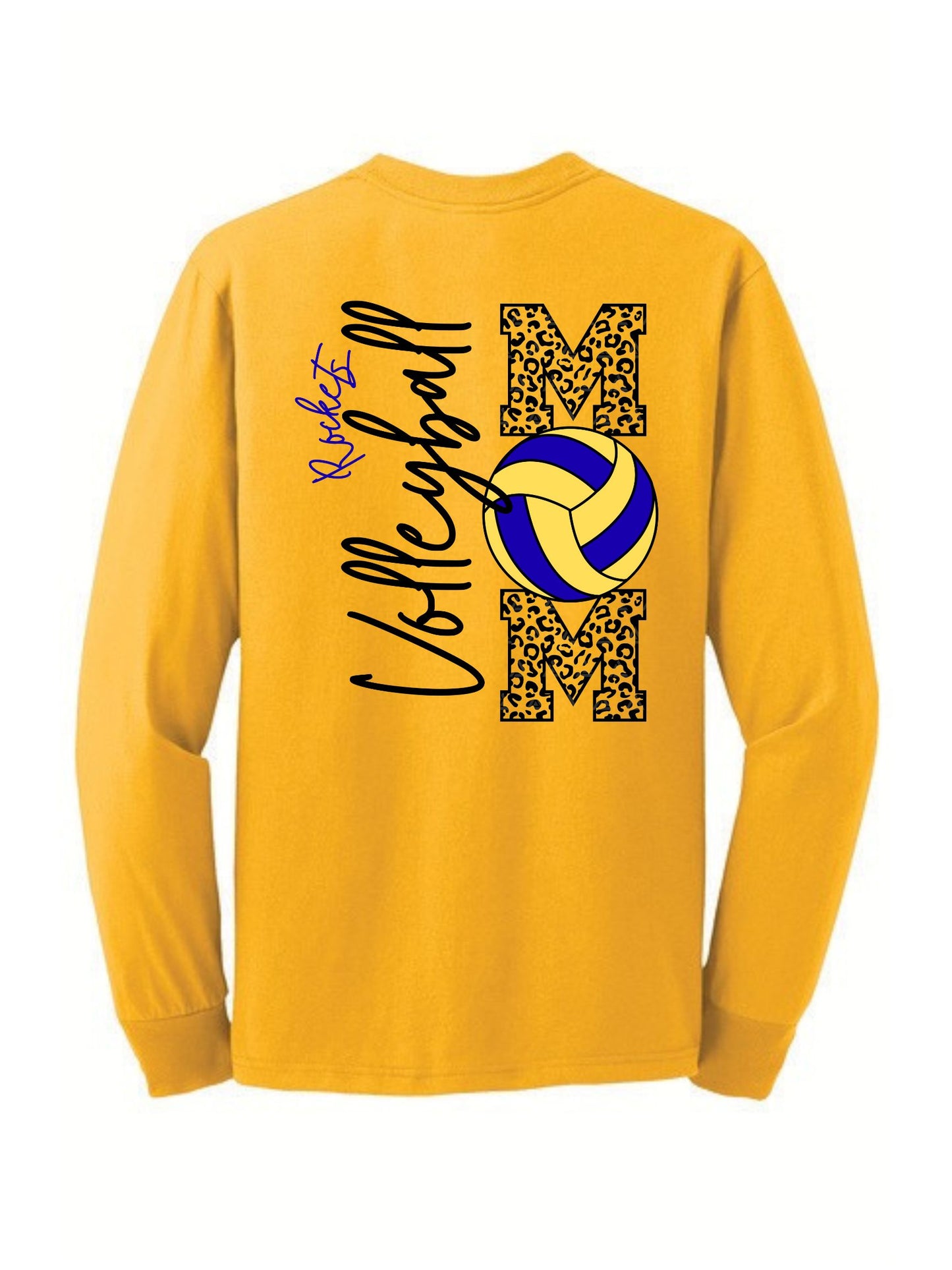 Rockets Volleyball Mom Long Sleeve