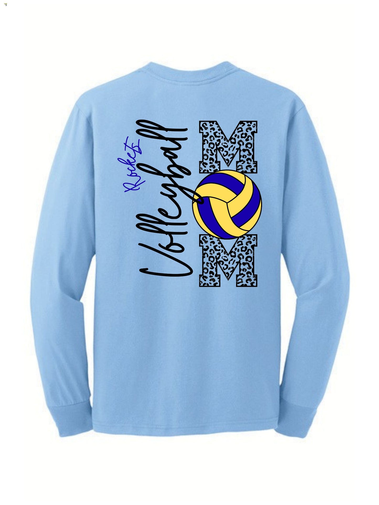 Rockets Volleyball Mom Long Sleeve