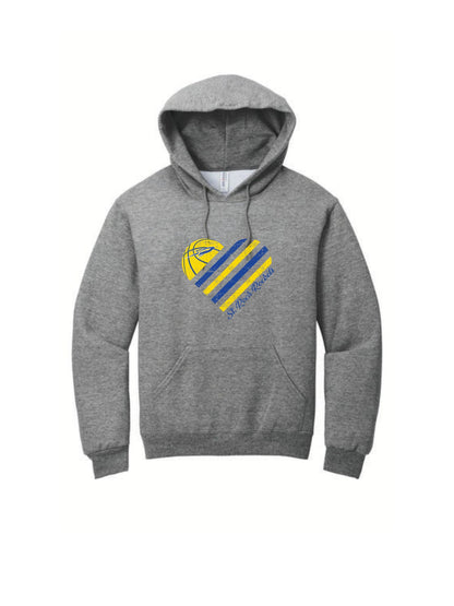 Heart Basketball Hoodie
