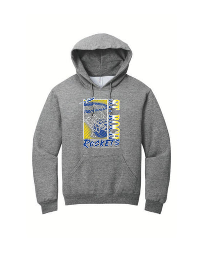 Rockets Fade Basketball Hoop Hoodie