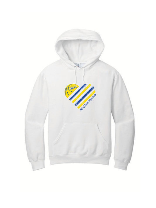 Heart Basketball Hoodie