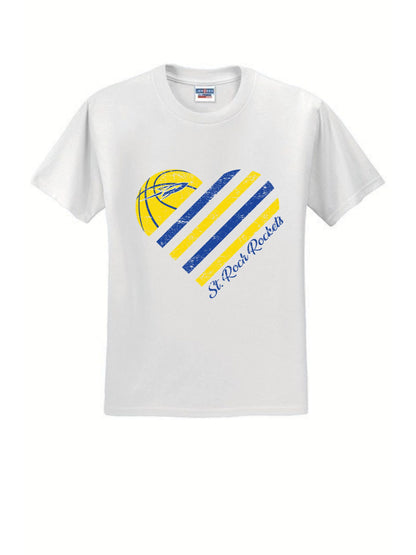 Heart Basketball T-Shirt