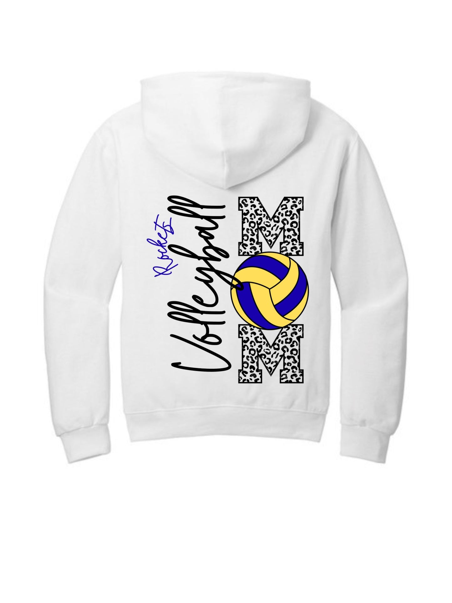Rockets Volleyball Mom Hoodie
