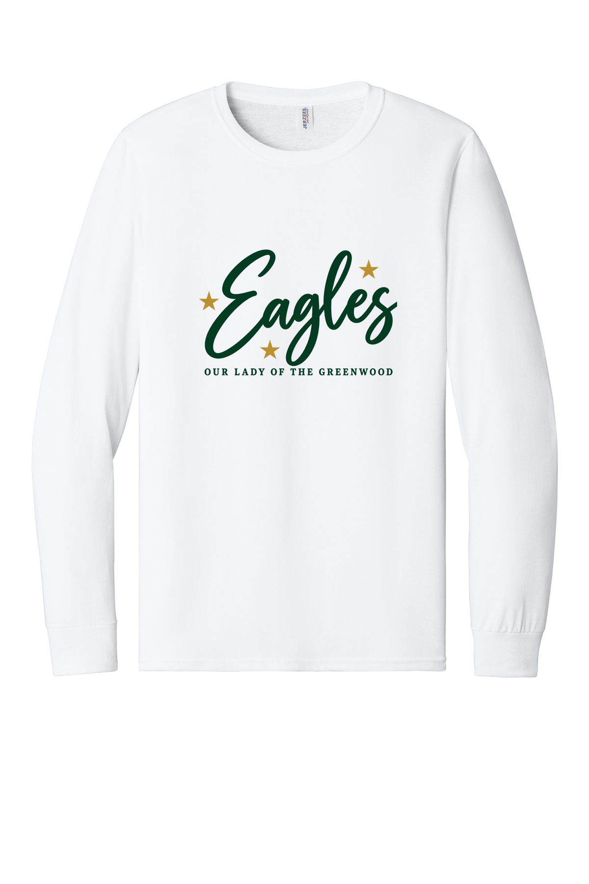 Eagles in Cursive Short sleeve, long sleeve, sweatshirts, and 1/4 zips.