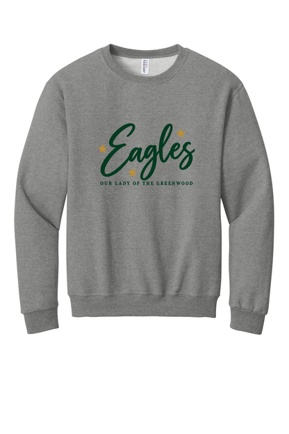 Eagles in Cursive Short sleeve, long sleeve, sweatshirts, and 1/4 zips.
