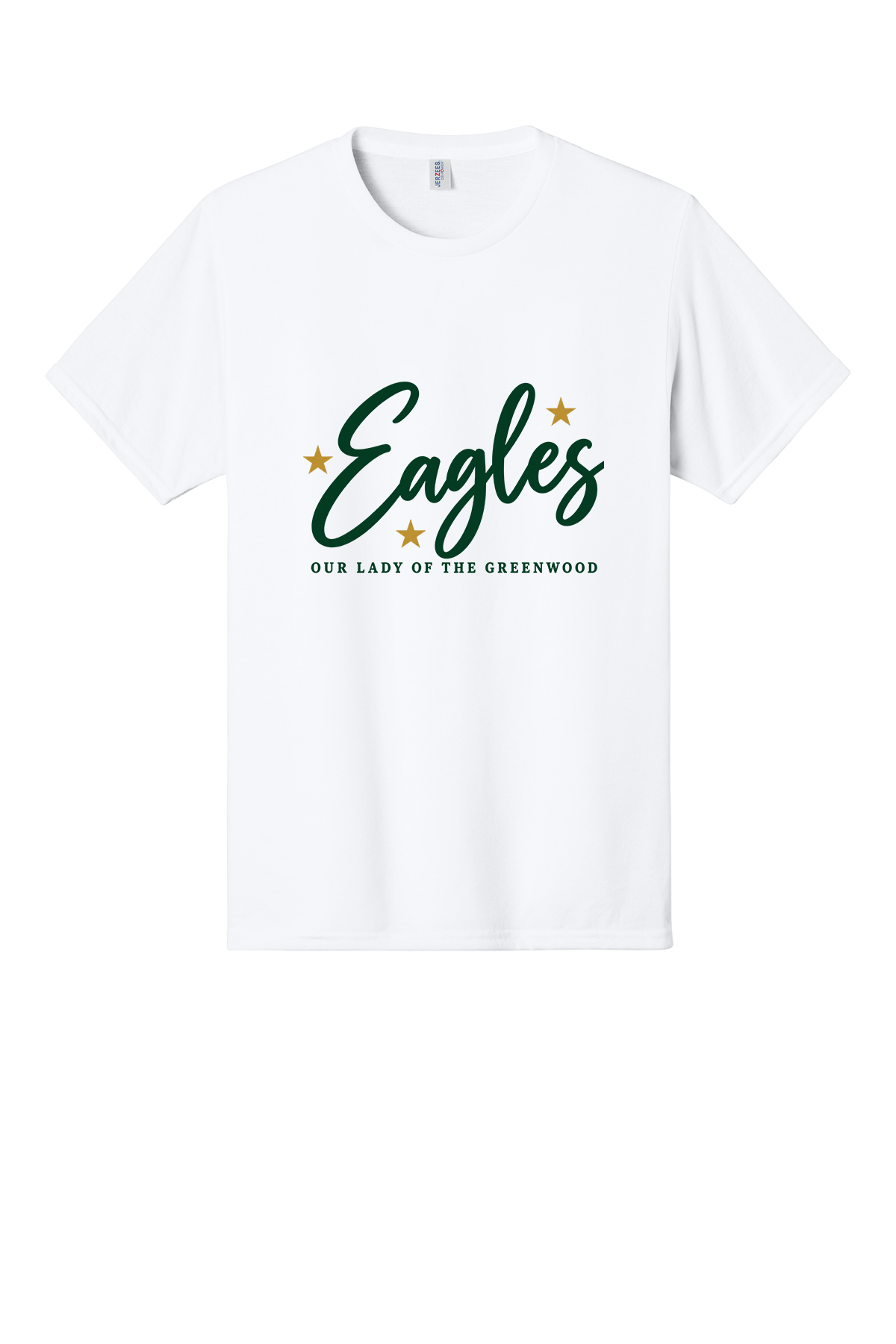 Eagles in Cursive Short sleeve, long sleeve, sweatshirts, and 1/4 zips.