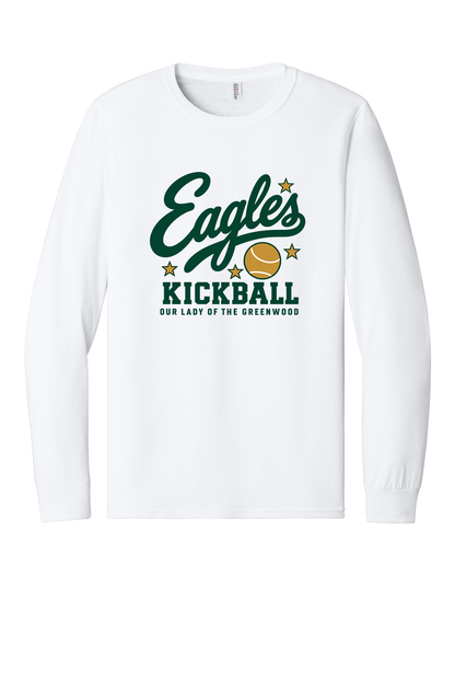 Eagles Kickball Short sleeve, long sleeve, sweatshirts, and 1/4 zips.