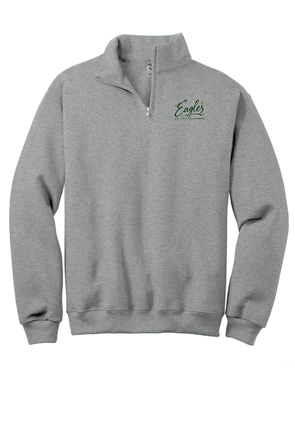 Eagles in Cursive with outline Short sleeve, long sleeve, sweatshirts, and 1/4 zips