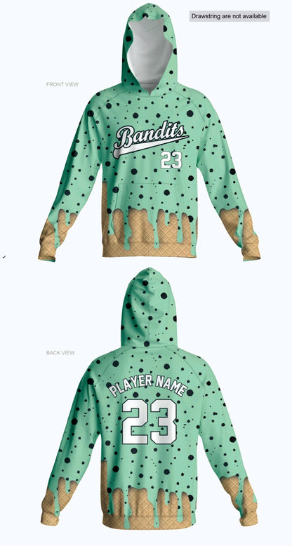 Indiana Bandit Ice Cream Design