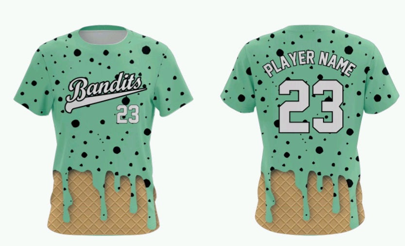 Indiana Bandit Ice Cream Design
