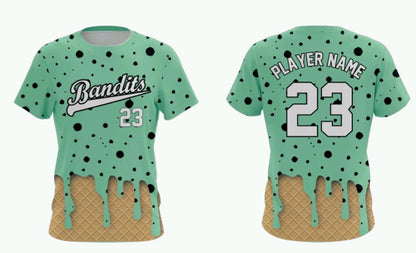 Indiana Bandit Ice Cream Design