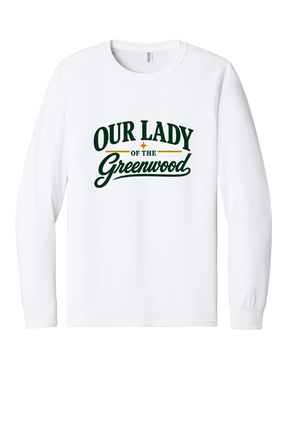 Our Lady of the Greenwood Short sleeve, long sleeve, sweatshirts, and 1/4 zips