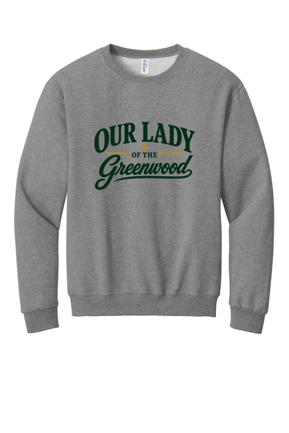 Our Lady of the Greenwood Short sleeve, long sleeve, sweatshirts, and 1/4 zips