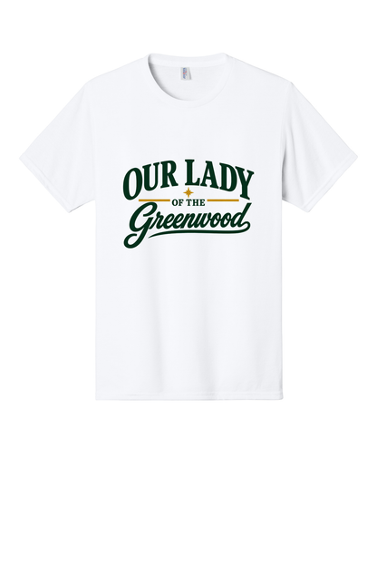 Our Lady of the Greenwood Short sleeve, long sleeve, sweatshirts, and 1/4 zips
