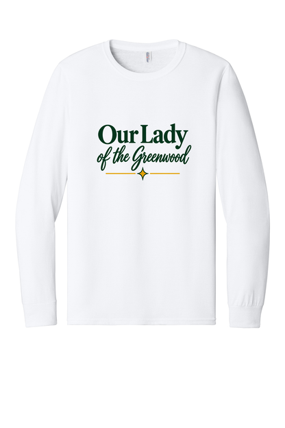 Our Lady of the Greenwood with Star Short sleeve, long sleeve, sweatshirts, and 1/4 zips