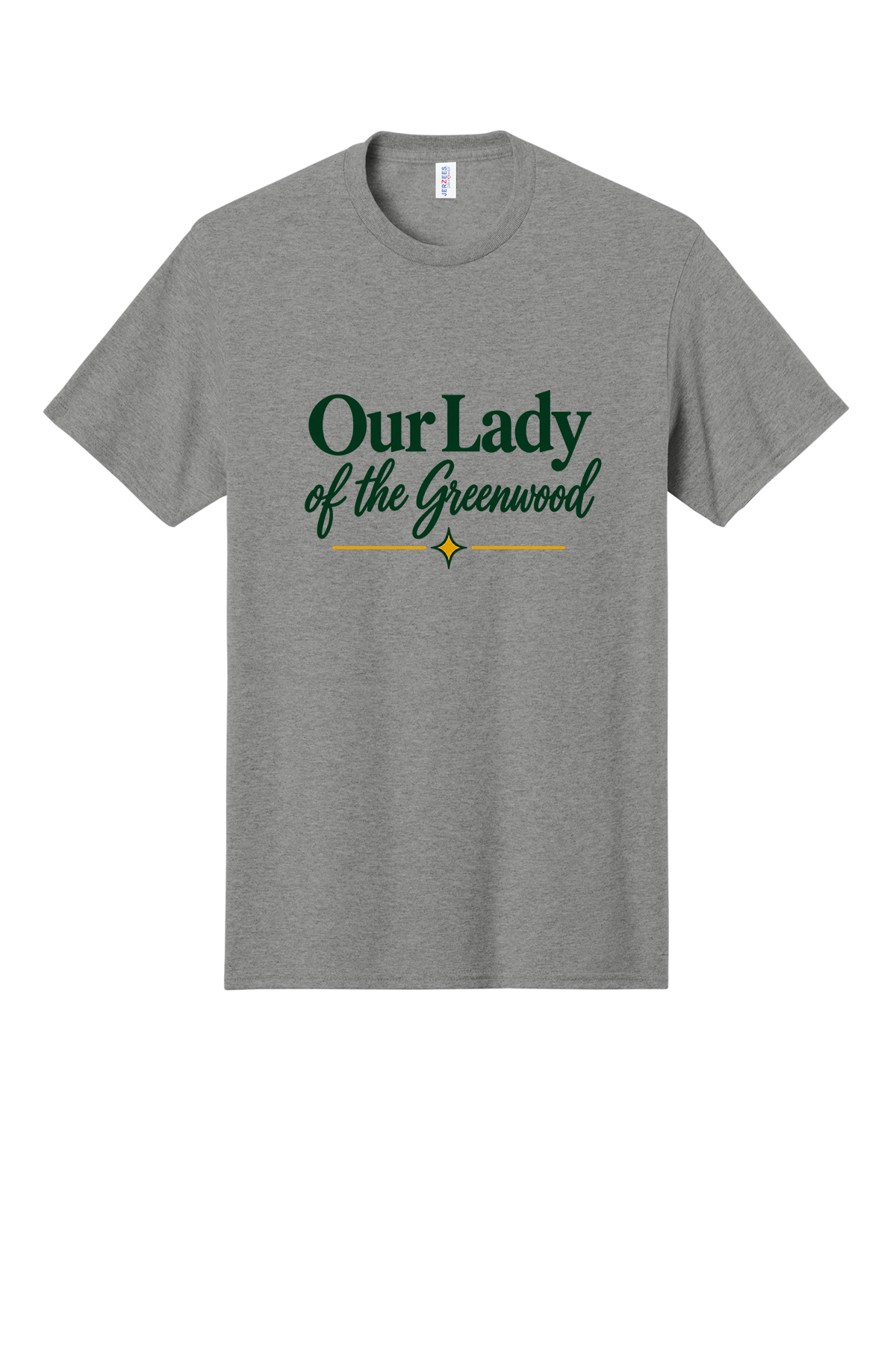 Our Lady of the Greenwood with Star Short sleeve, long sleeve, sweatshirts, and 1/4 zips