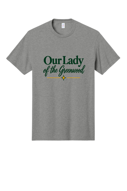 Our Lady of the Greenwood with Star Short sleeve, long sleeve, sweatshirts, and 1/4 zips