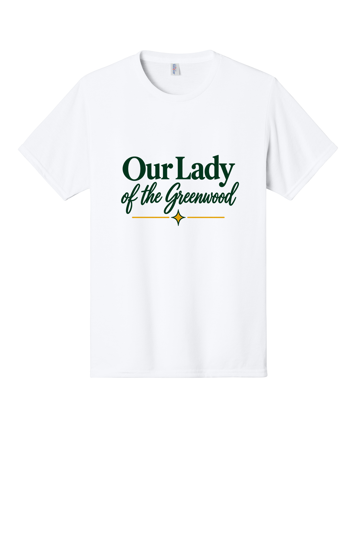 Our Lady of the Greenwood with Star Short sleeve, long sleeve, sweatshirts, and 1/4 zips