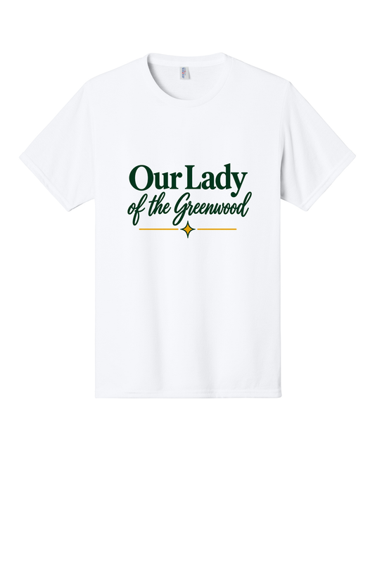 Our Lady of the Greenwood with Star Short sleeve, long sleeve, sweatshirts, and 1/4 zips