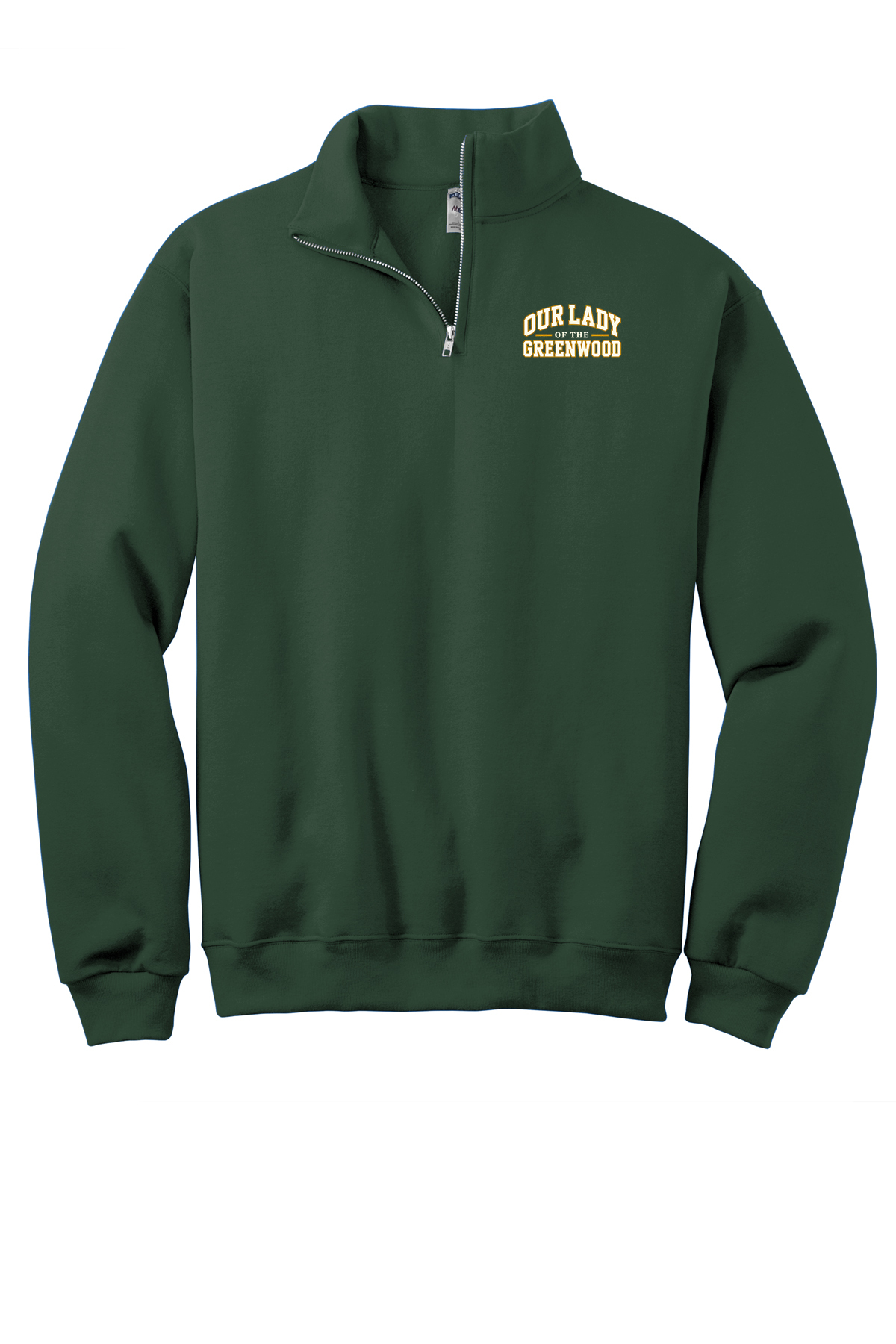 Our Lady of the Greenwood White & Gold Short sleeve, long sleeve, sweatshirts, and 1/4 zips