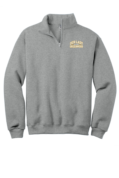 Our Lady of the Greenwood White & Gold Short sleeve, long sleeve, sweatshirts, and 1/4 zips