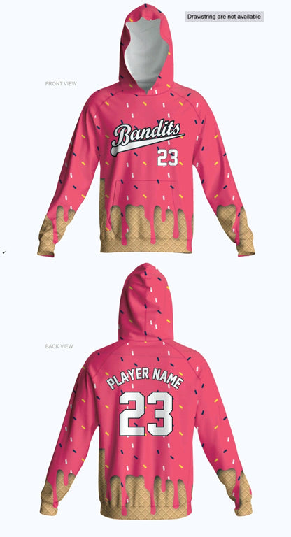 Indiana Bandit Ice Cream Design