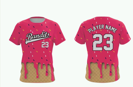 Indiana Bandit Ice Cream Design