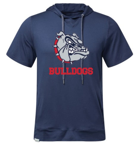Unisex Bulldog Softball Holloway short sleeve hoodie
