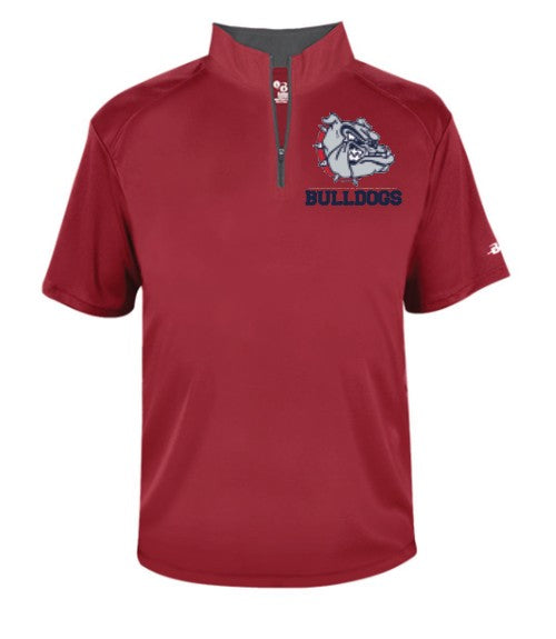 Unisex Bulldog Softball Badger short sleeve pullover