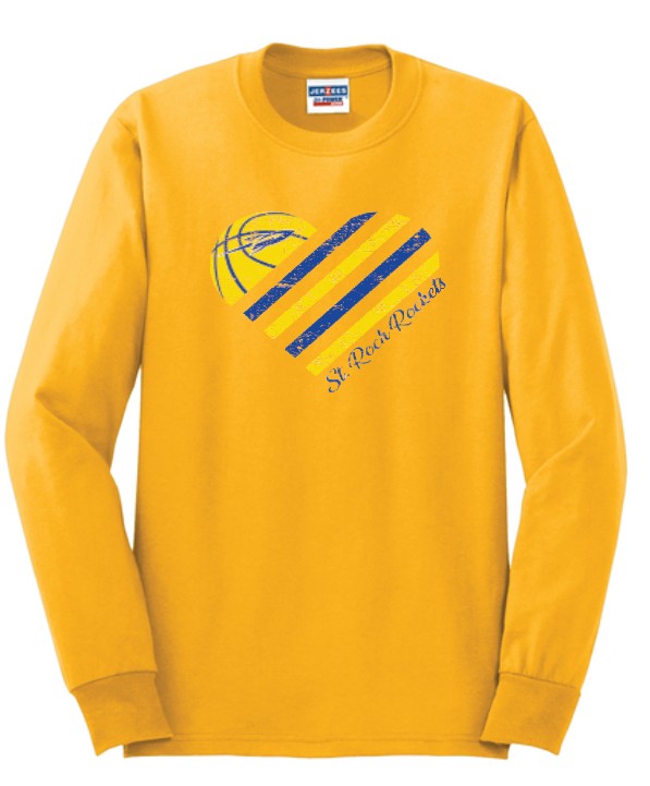 Heart Basketball Long Sleeve