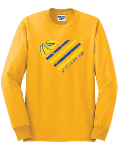 Heart Basketball Long Sleeve