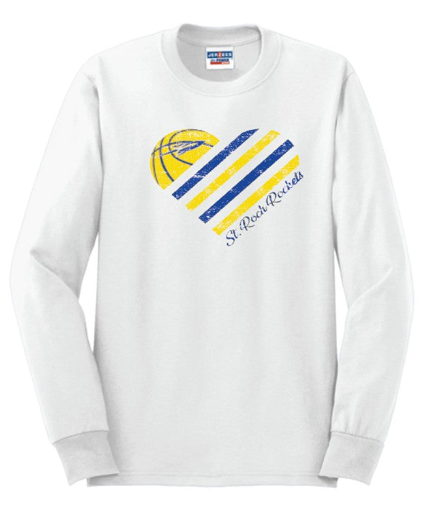 Heart Basketball Long Sleeve