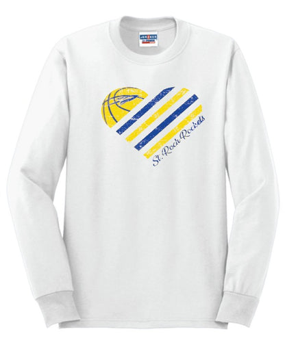 Heart Basketball Long Sleeve