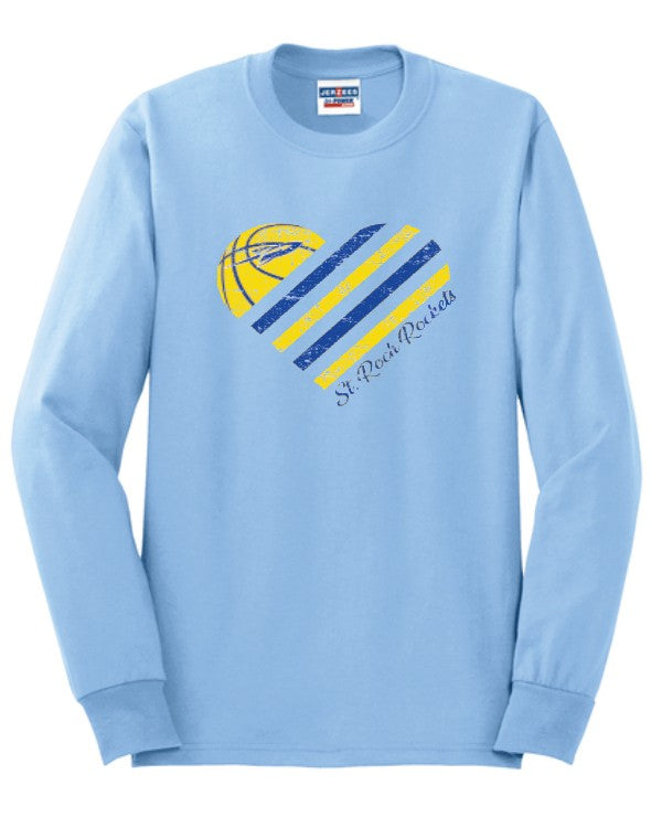 Heart Basketball Long Sleeve