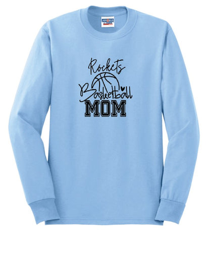 Rockets basketball mom Long Sleeve