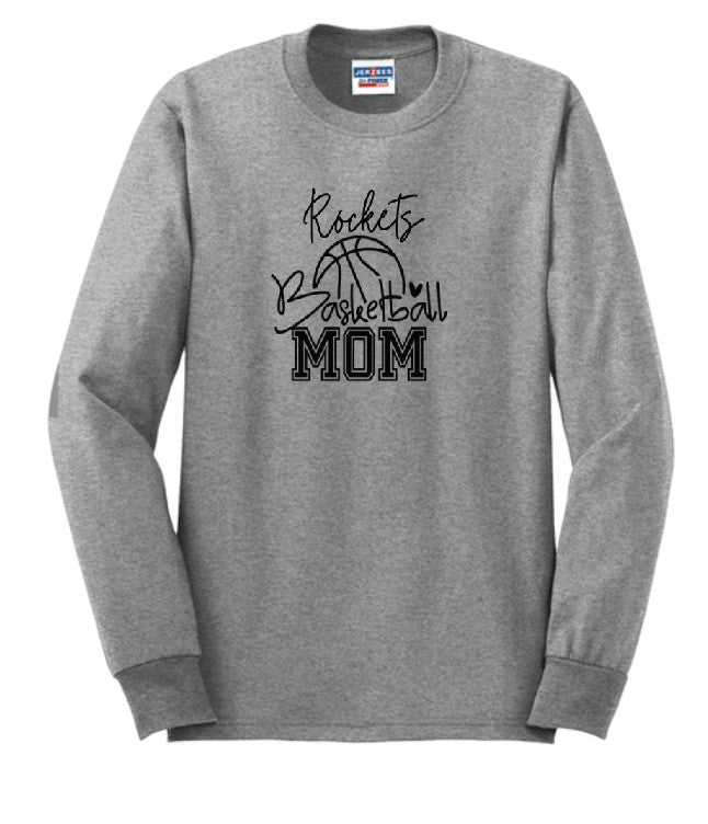 Rockets basketball mom Long Sleeve