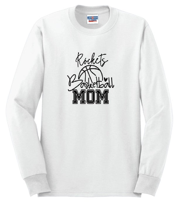 Rockets basketball mom Long Sleeve