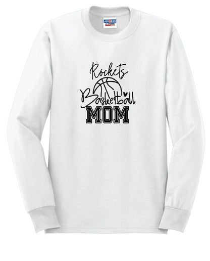 Rockets basketball mom Long Sleeve