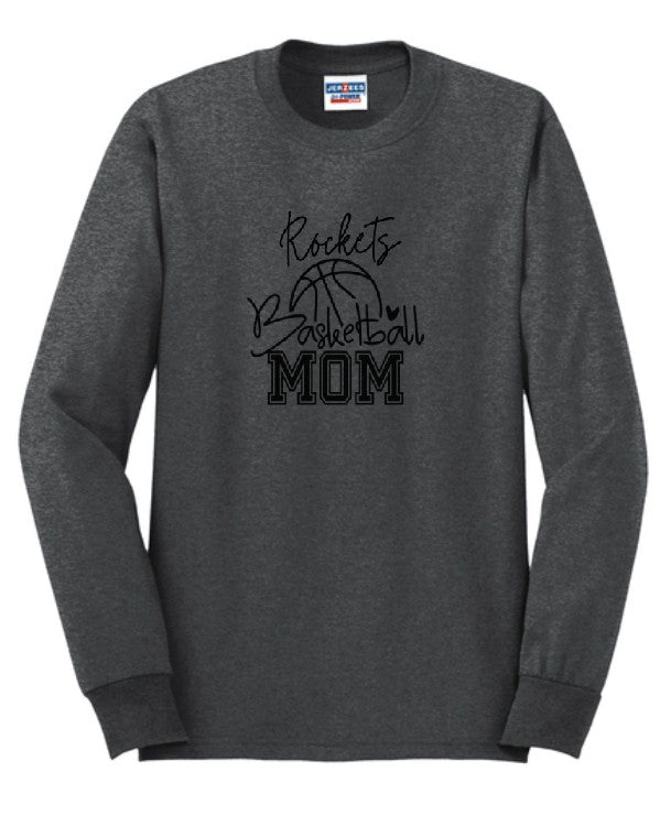 Rockets basketball mom Long Sleeve