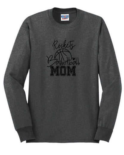 Rockets basketball mom Long Sleeve