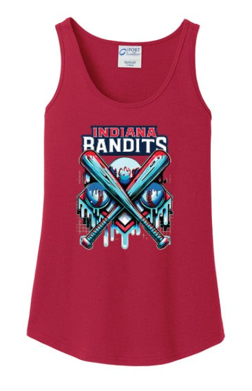 DRIP Indiana Bandits Women's Port & Co. Core cotton tank top