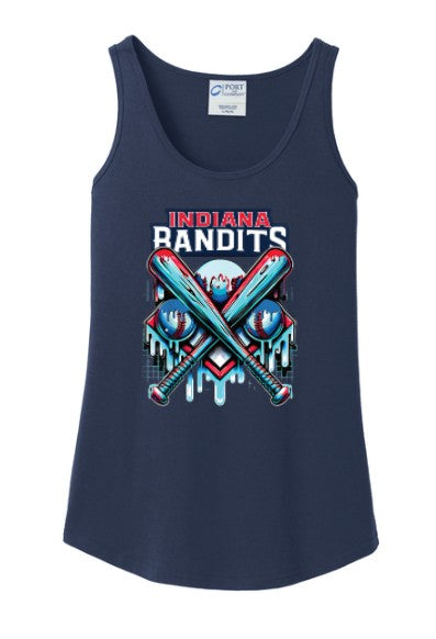 DRIP Indiana Bandits Women's Port & Co. Core cotton tank top