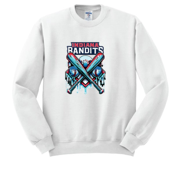 DRIP Indiana Bandits Crew neck sweatshirt Jerzees 50/50