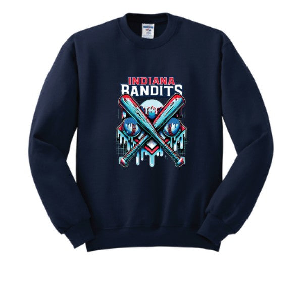 DRIP Indiana Bandits Crew neck sweatshirt Jerzees 50/50