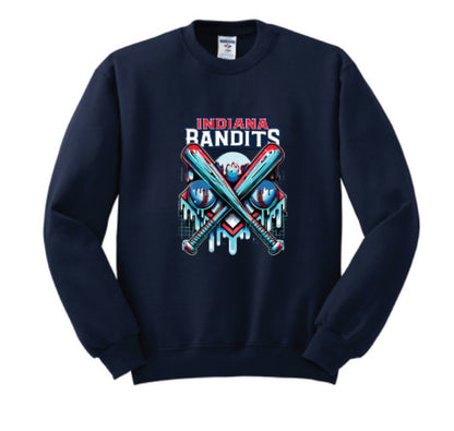 DRIP Indiana Bandits Crew neck sweatshirt Jerzees 50/50